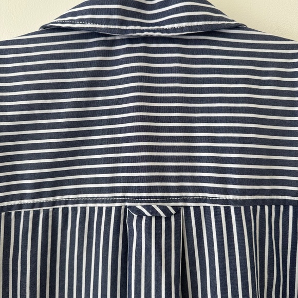 Everlane Day Tripper Dress - Navy White Striped XXS - Picture 8 of 14